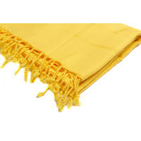 HAMAMTUCH Unifarbe 100% Baumwolle 100x180 Gelb - Gelb, Textil (180/100cm) - Villa Möbel