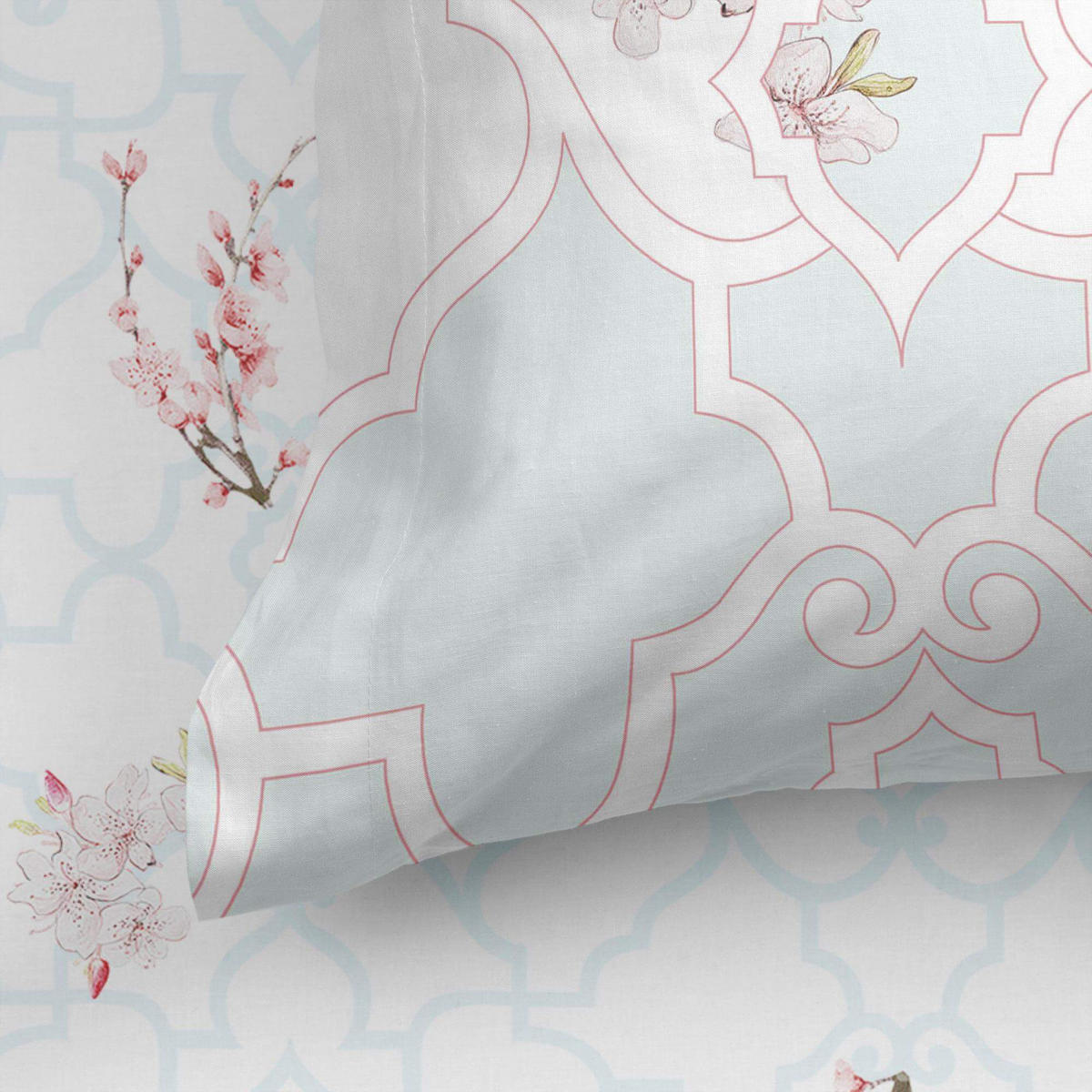 SPANNBETTTUCH sakura 140x200x32 cm mehrfarbig - Multicolor, Textil (140/200cm) - Happy Friday
