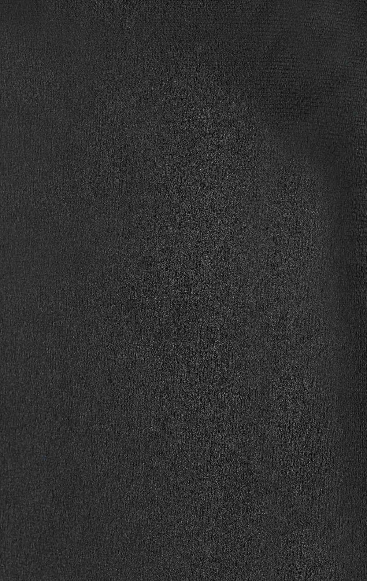 STUHL Samt schwarz - Schwarz, Textil/Metall (53/89/59cm) - CLP