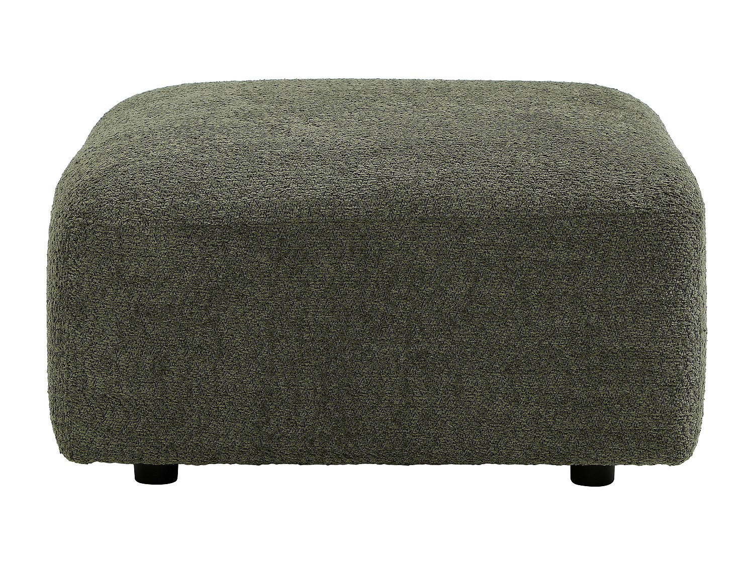 SITZHOCKER - 1 Person - stoff - grün Danepi - Grün, Holz/Textil (81/45/81cm) - Vente-Unique