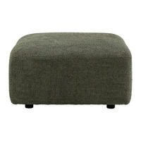 SITZHOCKER - 1 Person - stoff - grün Danepi - Grün, Holz/Textil (81/45/81cm) - Vente-Unique
