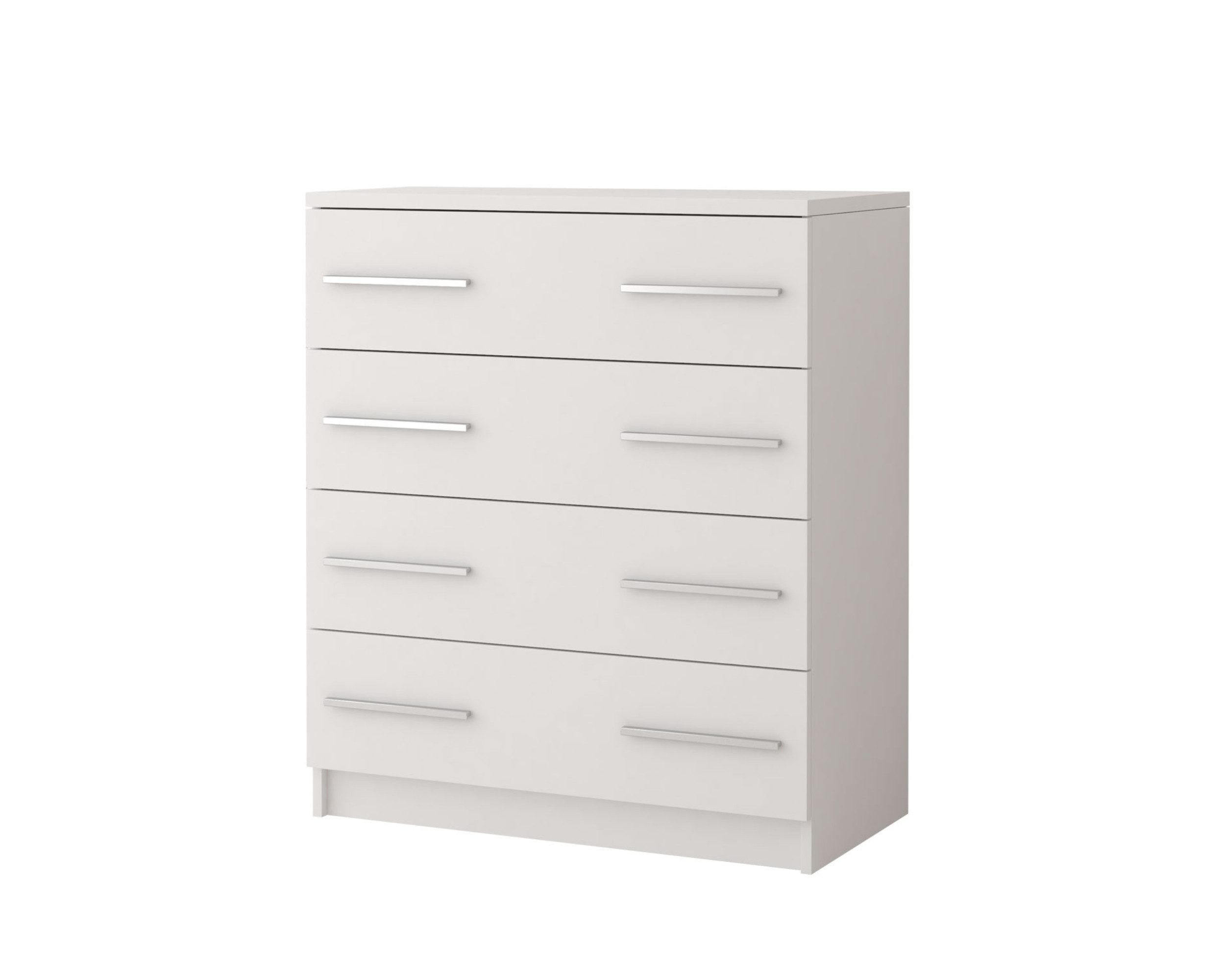 KINDERKOMMODE OLMO 02 80/40/93 Weiß - Weiß, Holzwerkstoff (80/93/40cm) - Deine Möbel 24