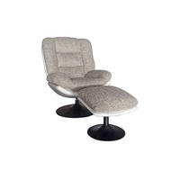 DREHSESSEL Palermo, Webstoff, Beige - Beige, Textil (78/102/94cm) - dasmöbelwerk