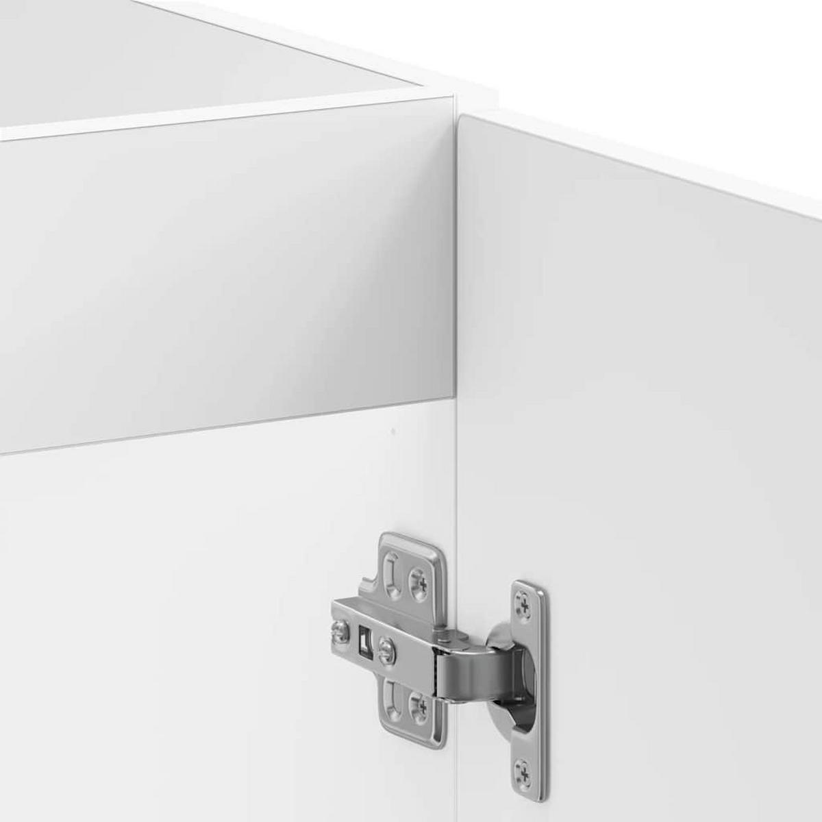 KÜCHENUNTERSCHRANK Kalmar 80/46/81,5 cm aus Holzwerkstoff Weiß - Weiß, Holz (80/81.5/46cm) - vidaXL