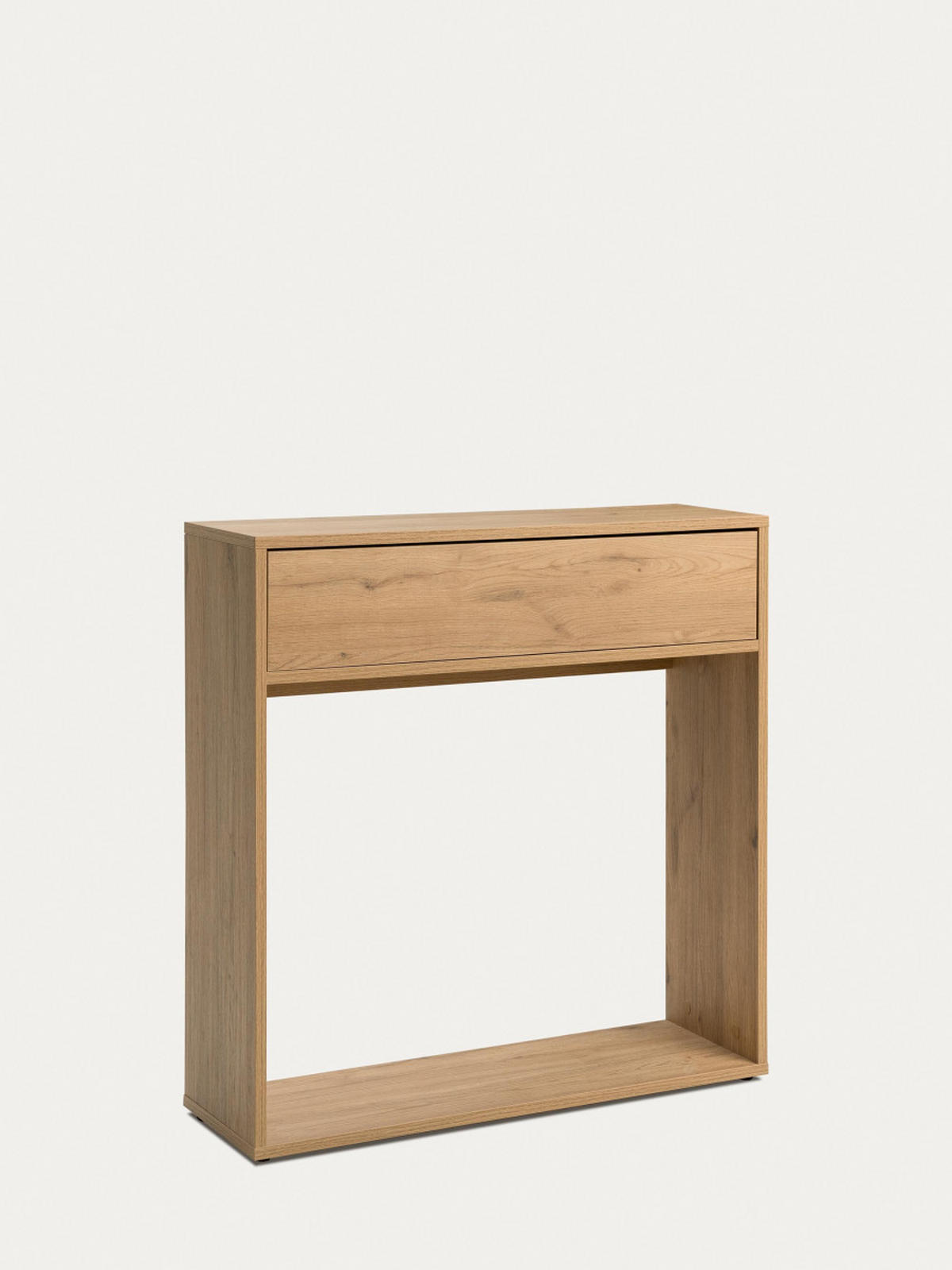 KONSOLE Hegas Natur 80 cm x 81 cm - Braun, Holzwerkstoff (80/81/25cm) - Kenay Home