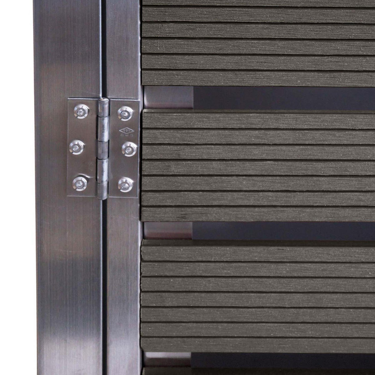 MÜLLTONNENVERKLEIDUNG 2ER Anthrazit - Anthrazit, Metall (134/119/84cm) - MCW