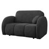 SCHLAFSOFA Viva Comfy II - Schwarz, Holz/Textil (132/85/103cm) - MIRJAN24