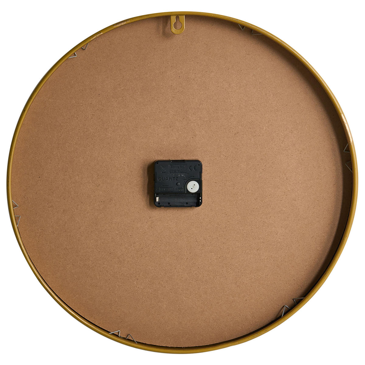 WANDUHR 40 cm Schwarz Lucens - Schwarz, Holzwerkstoff (40/40/5cm) - Beliani
