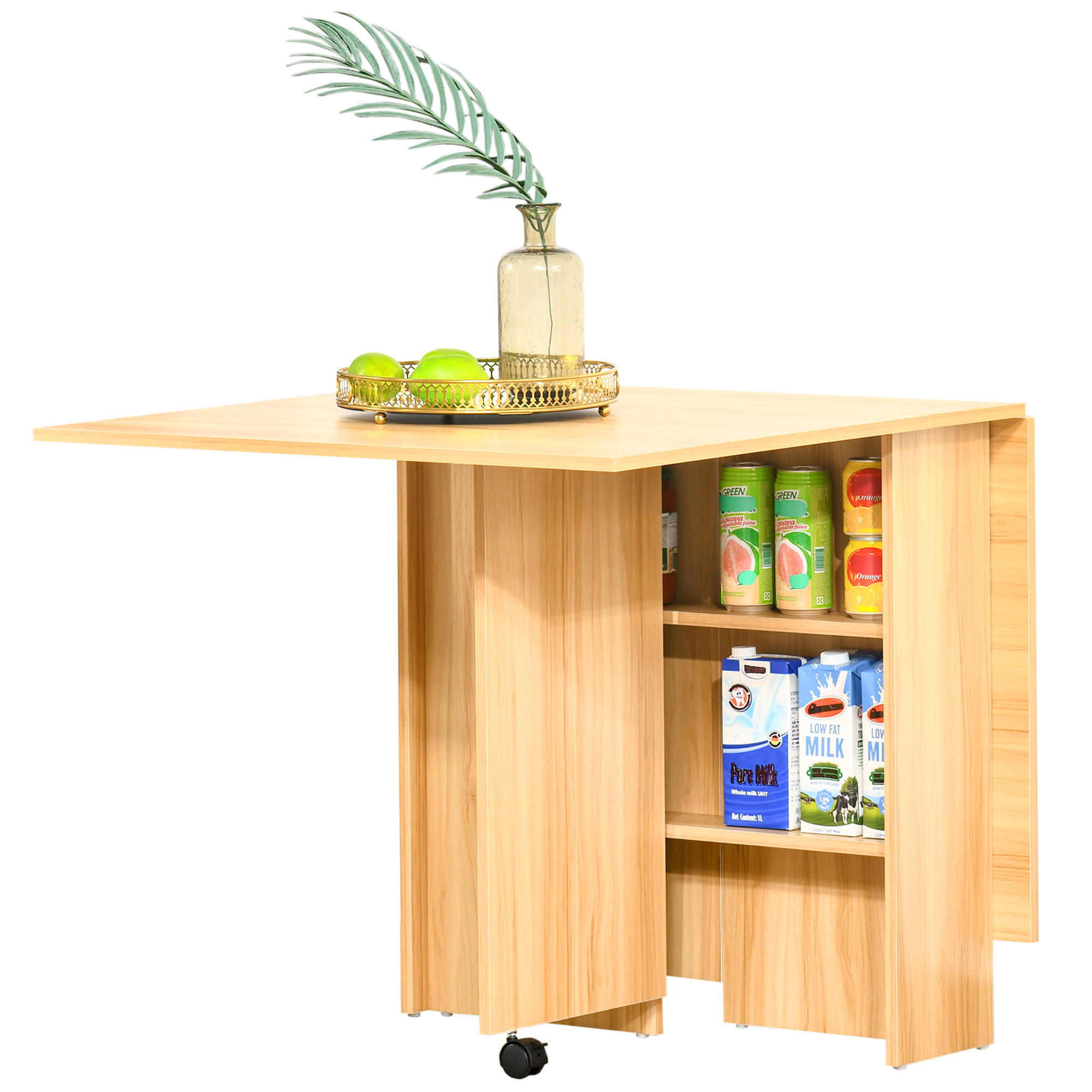ESSTISCH Naturholz 1 Stück - Beige, Metall (140/80/74cm) - GiPP