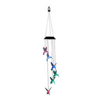 LED-SOLAR-WINDSPIEL - farbwechselnd mit Dämmerungssensor für Garten, Balkon und Terrasse - Weiß, Kunststoff (12.5/12.5/94cm) - Northpoint