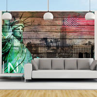 VLIESTAPETE Braun 150/105 cm - Braun/Grün, Textil (150/1cm) - KUNSTLOFT