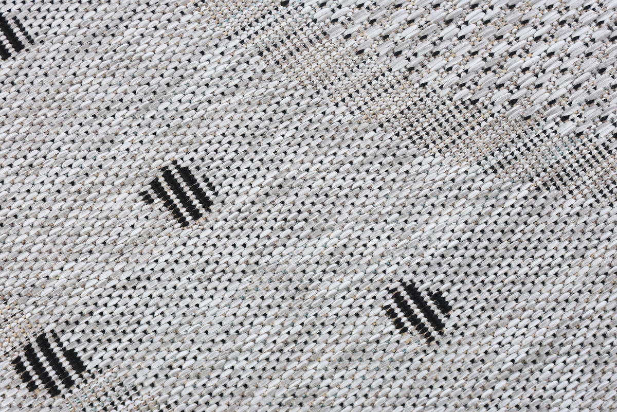 TEPPICH MELISSA Grau 200/200 cm - Grau, Kunststoff (200/200cm) - Tapiso