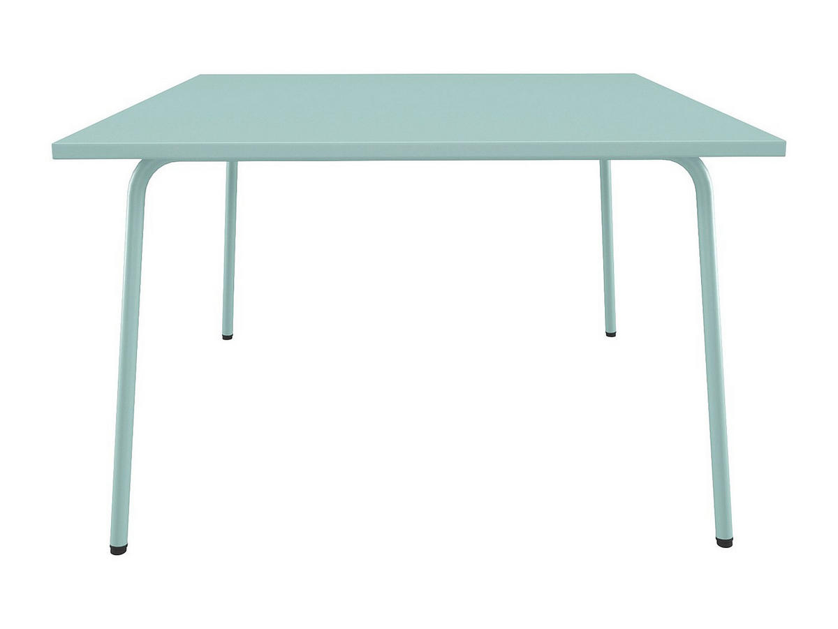 GARTENTISCH quadratisch - L. 120 cm - Metall - Mandelgrün - MIRMANDE von MYLIA - Grün, Metall (120/120/75cm) - Vente-Unique