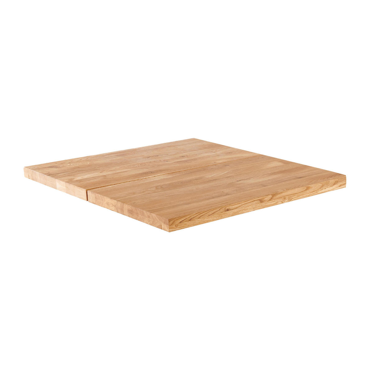 TISCHPLATTE 60 x 60 cm, Eiche - Braun, Holzwerkstoff (60/2/60cm) - Oviala