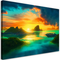 KUNSTDRUCK Lila 90/60 cm - Lila, Textil (90/60cm) - KUNSTLOFT
