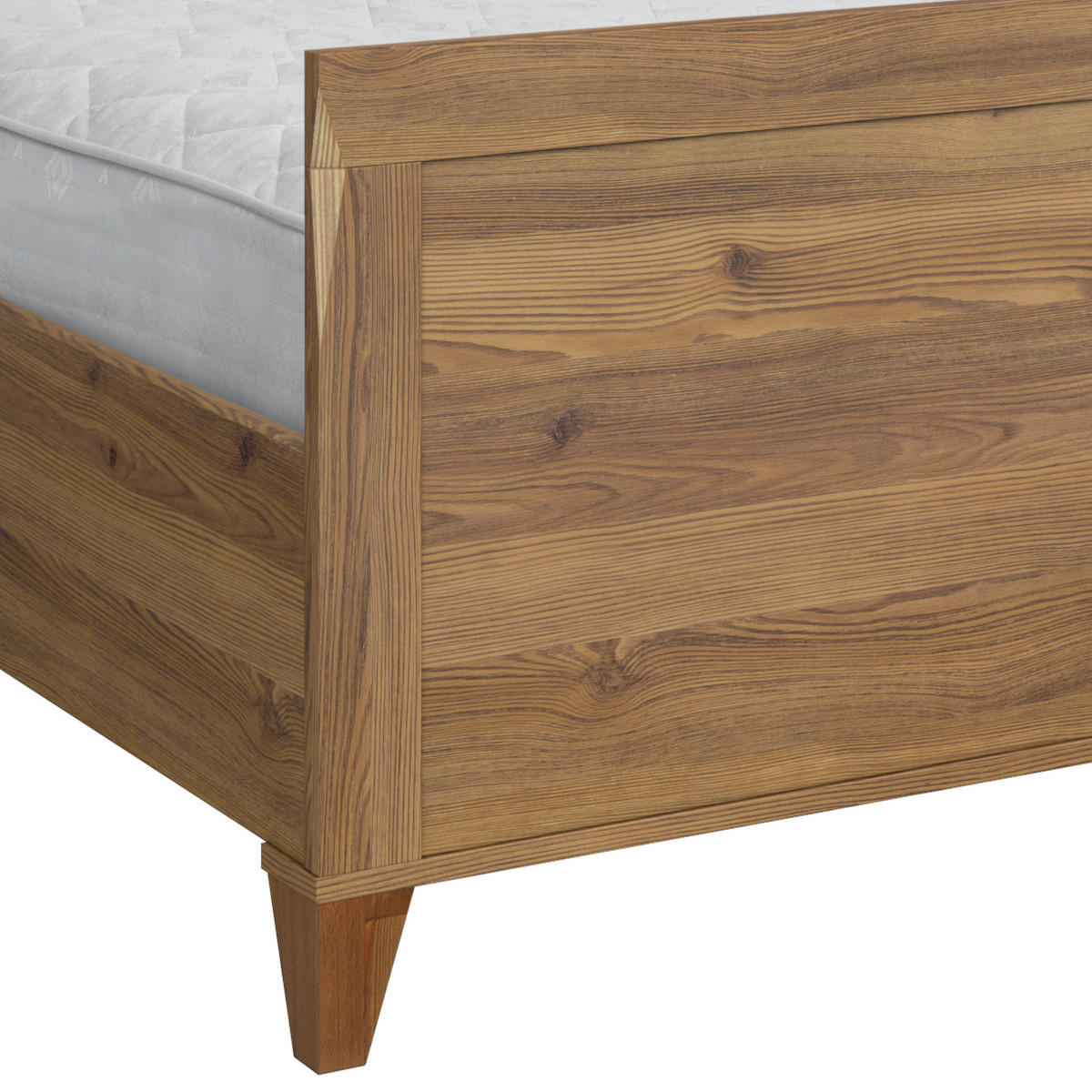 POSTEL 160/200 Raya Dřevo - hnědá, kompozitní dřevo (160/200cm) - Petits-meubles