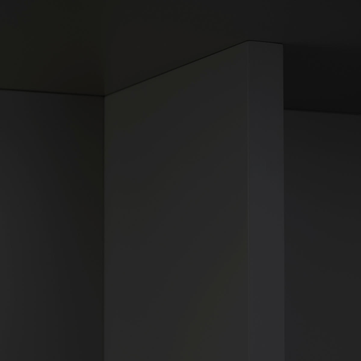 ESSTISCH Quadratischer aus lackiertem MDF, 100/100 cm,Schwarz - Schwarz, Holzwerkstoff (100/100/75cm) - RNT By Really Nice Things