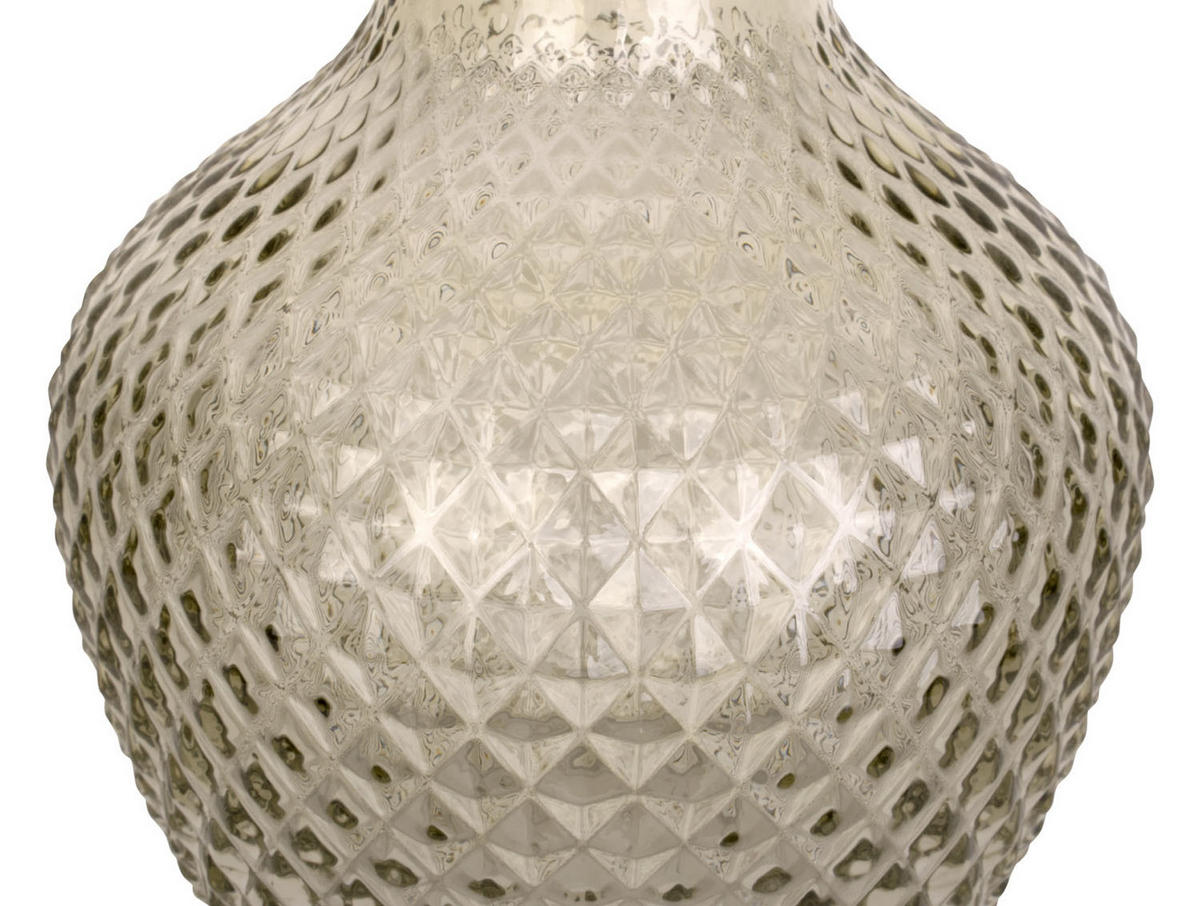 VASE Delight 18/18/20 cm - Grün, Glas (18/20cm) - Present Time