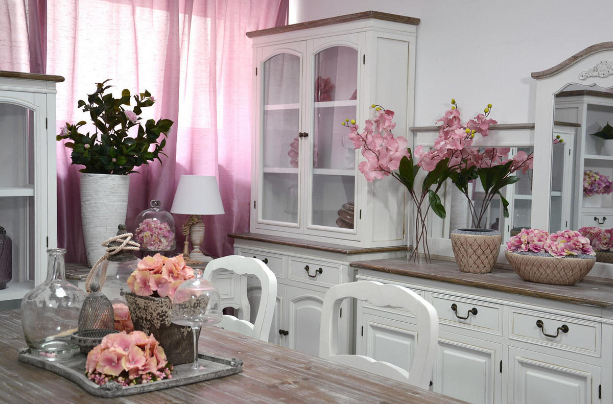 SIDEBOARD RIMINI WHITE Weiß 90x40x190 cm - Weiß, Holz (90/190/40cm) - FURNLUX