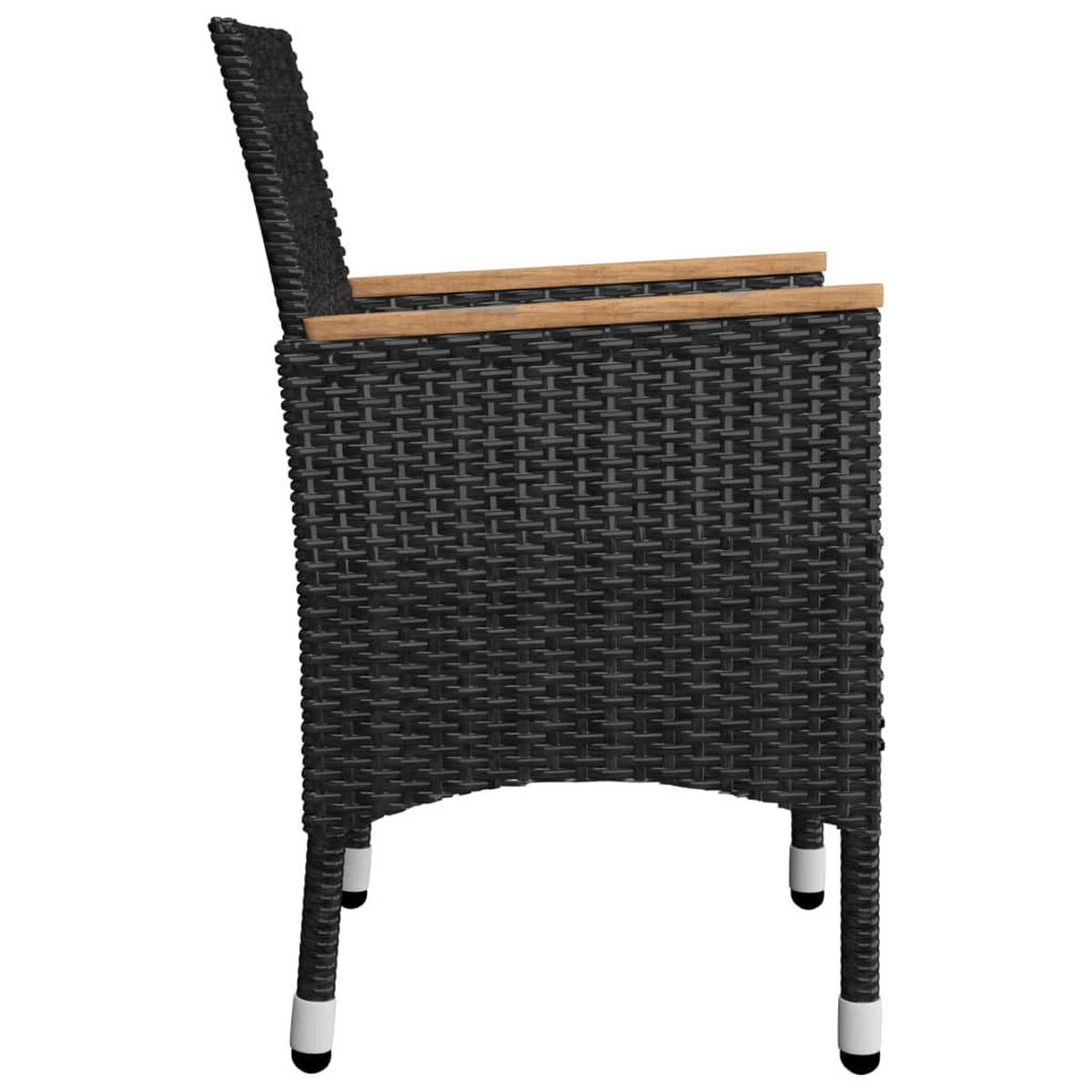 GARTENSET Yalowitz 3-teilig - Schwarz, Metall - Nettlife