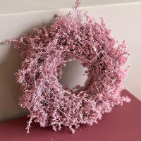 TROCKENBLUMEN Asparaguskranz in Rosa - Spargelkraut - Rosa, Naturmaterialien (5cm) - Lykke & You