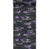 TAPETE Rennwagen 50 x 900 cm - Schwarz, Papier (50/0.1cm) - Sanders & Sanders