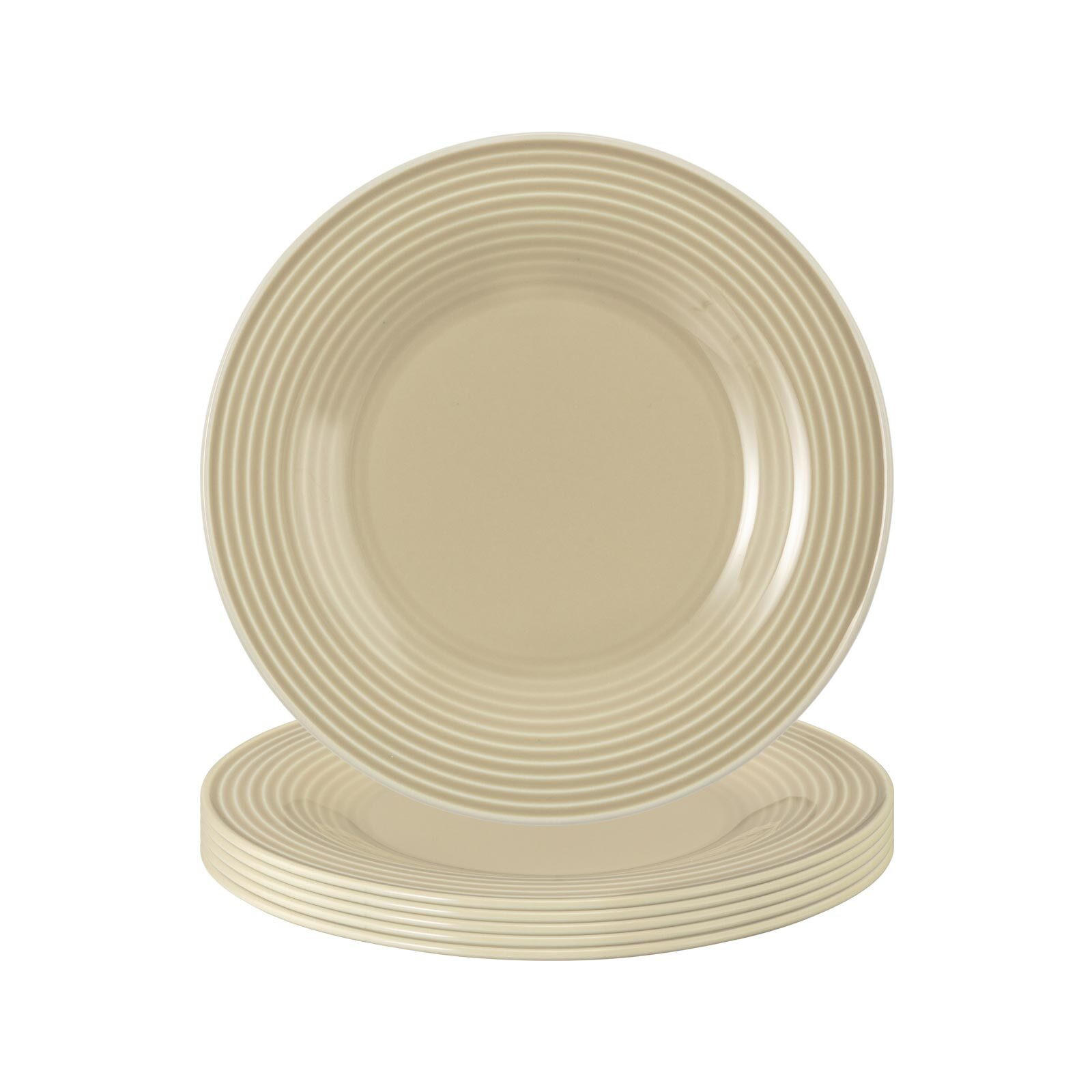 BROTTELLER Beat Color Glaze Sandbeige ø 17 cm 6er Set - Beige, Keramik (17cm) - Seltmann Weiden
