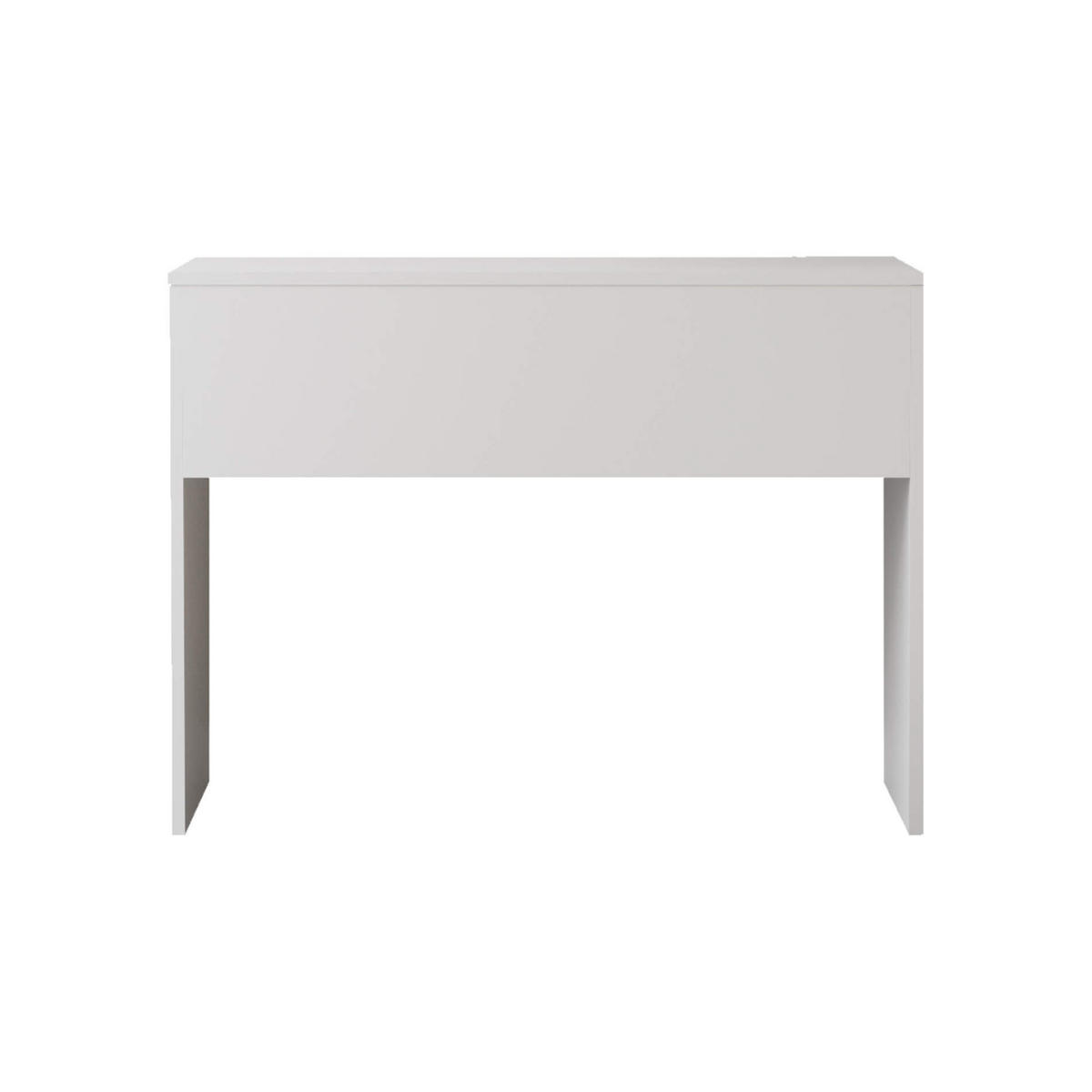 KONSOLENTISCH Weiß 44,5/100/75 cm - Weiß, Holzwerkstoff (44.5/100/75cm) - Mobili Rebecca