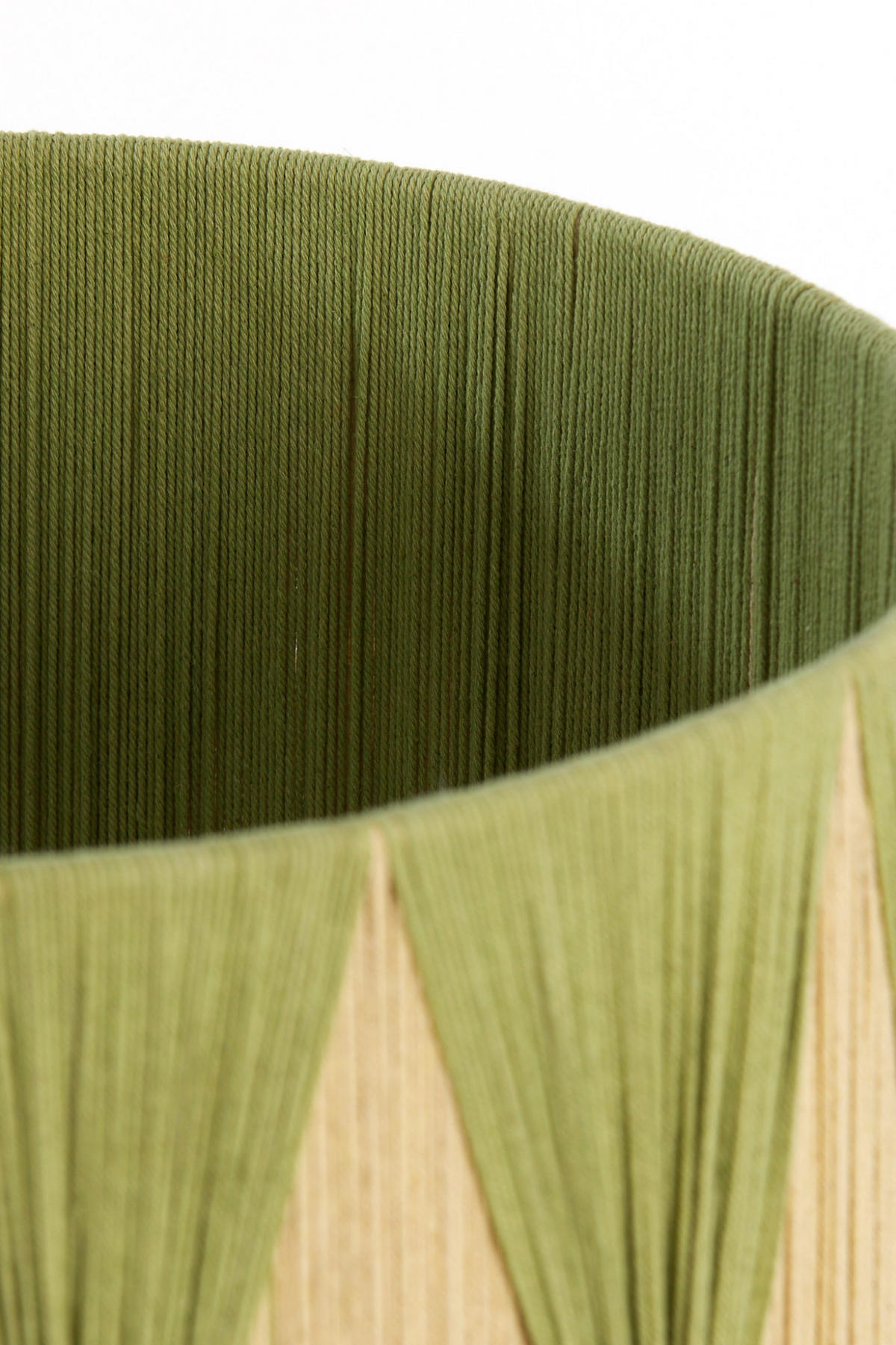 LAMPENSCHIRM Hannah Grün Ø40/30 cm - Grün, Textil (40/40/30cm) - Light & Living