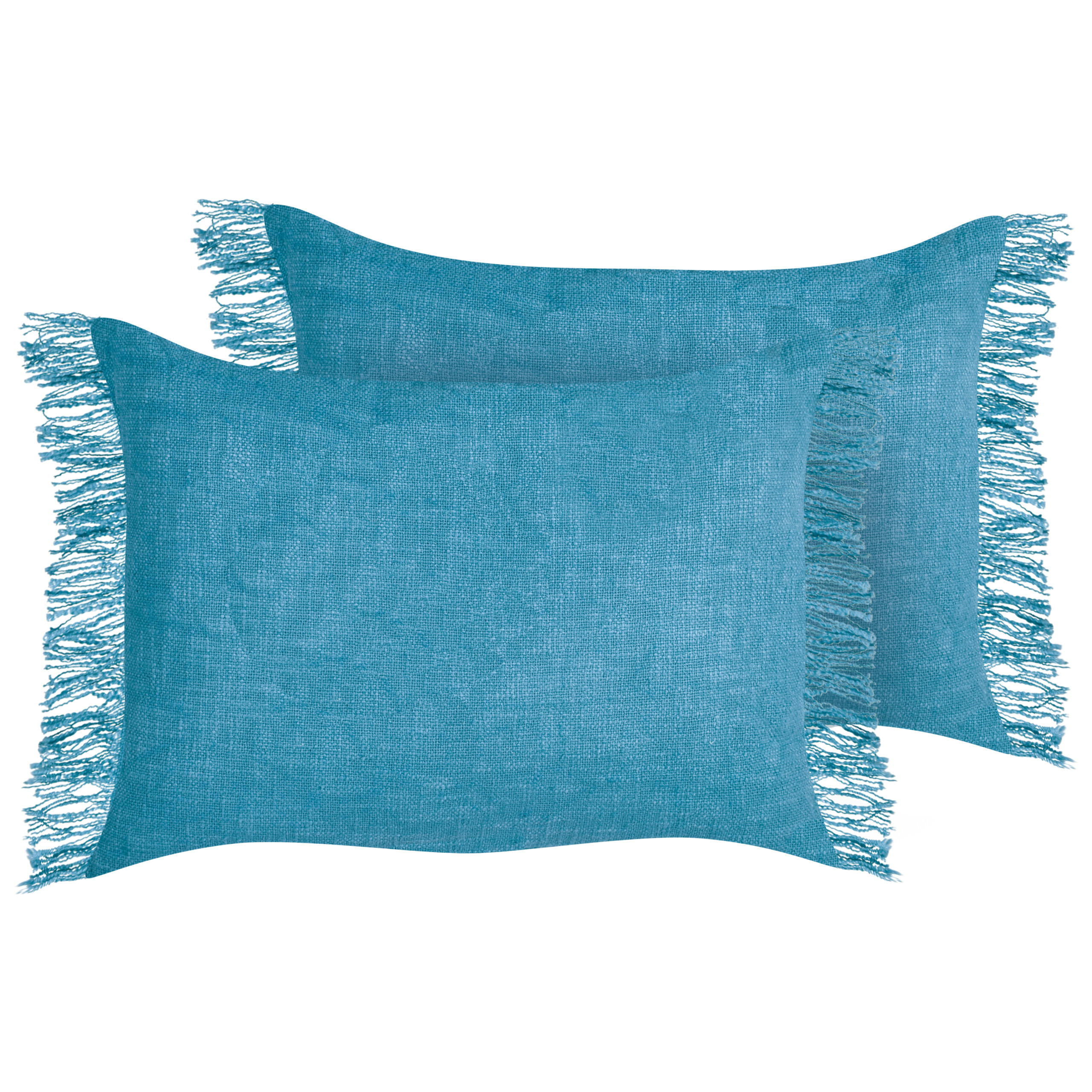 PERNĂ DECORATIVĂ set de 2 albastră 50/35 cm Maba