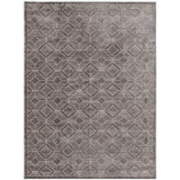 TEPPICH Teppich Daisy Grau - Grau, Textil (100/1cm) - KUNSTLOFT