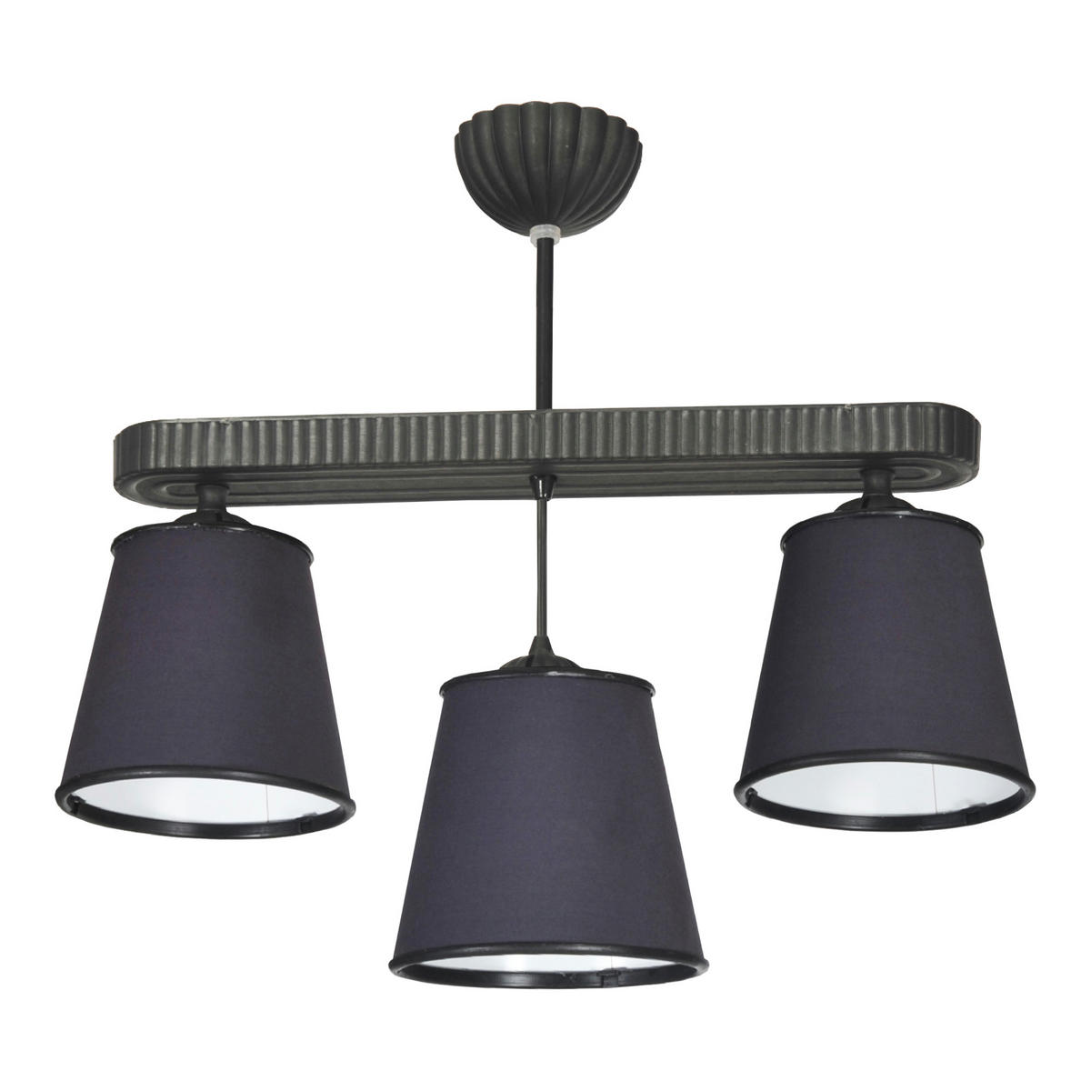 HÄNGELEUCHTE Ruislip - Anthrazit, Textil (15/57/56cm) - lux.pro