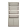 BÜCHERREGAL Brussel Beige 45/90/200 cm - Beige, Holz (90/200/45cm) - Starfurn