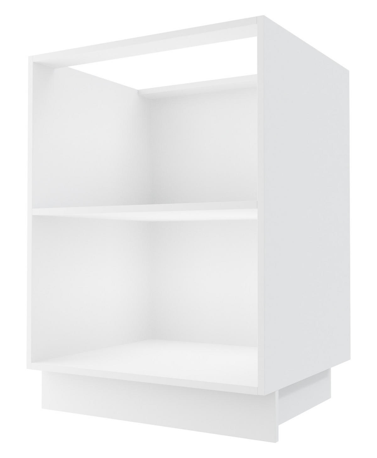 KÜCHENUNTERSCHRANK Kvantum D1D/60 Beige Matt / Weiß Matt 60 / 50 / 82cm - Beige/Weiß, Holz/Holzwerkstoff (60/82/50cm) - Feldmann-Wohnen