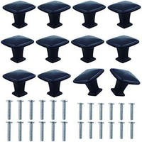 MÖBELGRIFF Schwarz 12er-Set 30 mm - Schwarz, Metall (0.31/2.5/0.31cm)