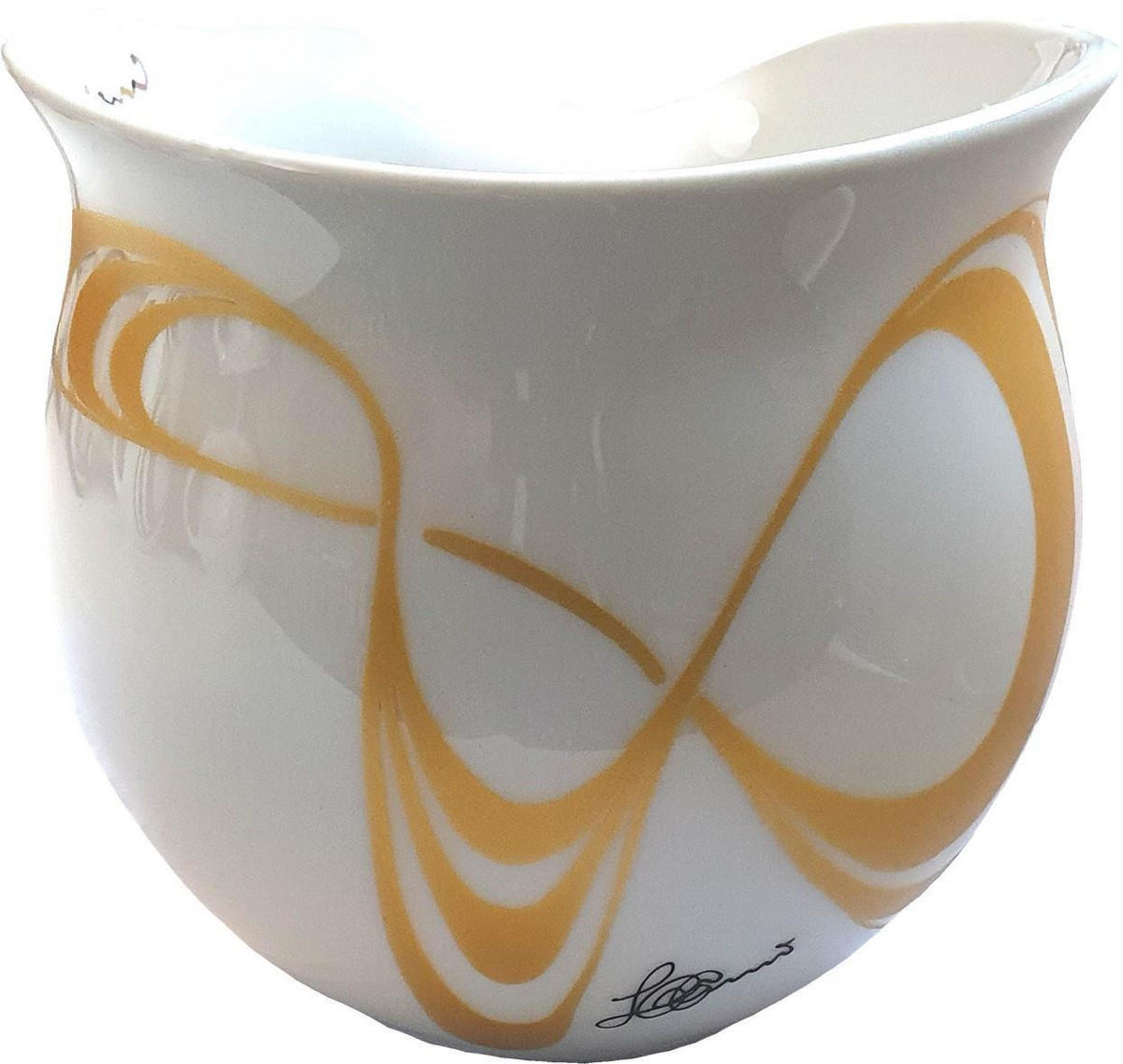 KAFFEEBECHER XXL Capriole gold - Goldfarben/Multicolor, Keramik (0.6L) - Luigi Colani Porzellan