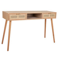 KONSOLENTISCH aus Holz und Gitter, braun, 120x42x79cm - Braun, Holz (79/120/42cm) - Wanderlust