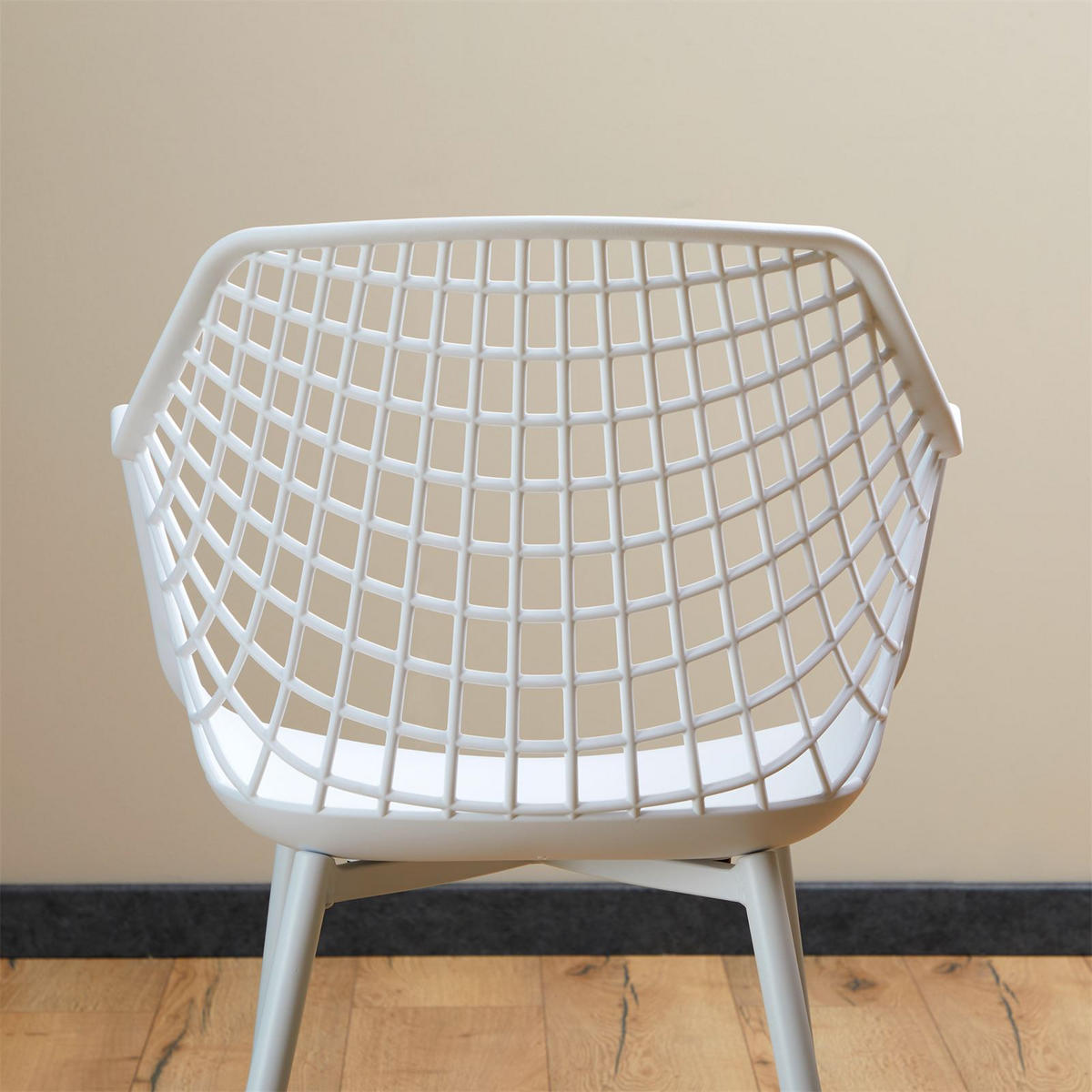 ESSZIMMERSTUHL LUCIA 4ER-SET - Weiß, Textil (58/85/55cm) - IDIMEX