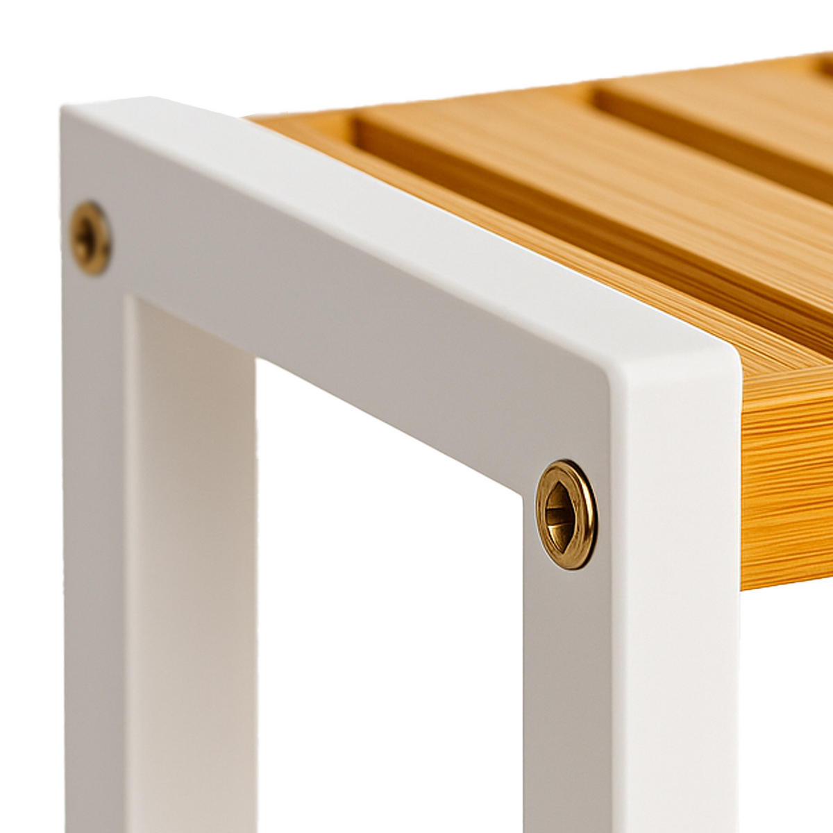 SCHUHREGAL - Hellbraun/Weiß, Holz (70/33/26cm) - Relaxdays