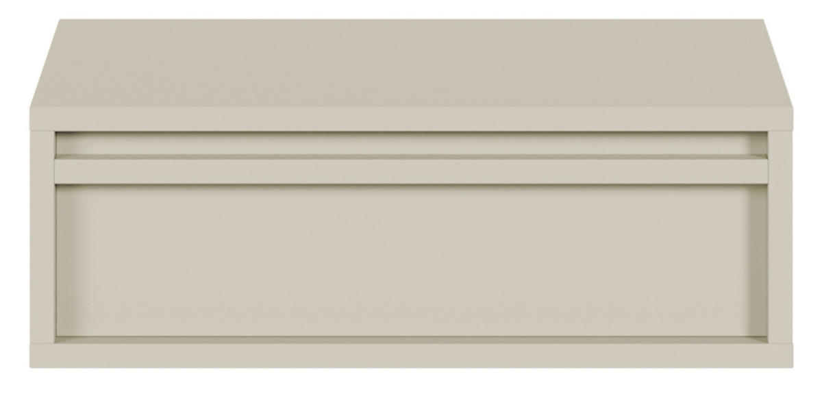 NACHTSCHRANK Evo Graubeige 50 cm - Greige, Holzwerkstoff (50/17/34cm) - Selsey
