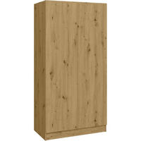 DREHTÜRENSCHRANK Look 90/180/50 cm 2-türig eiche artisan - Eiche Artisan, Holzwerkstoff (90/180/50cm) - Beautysofa