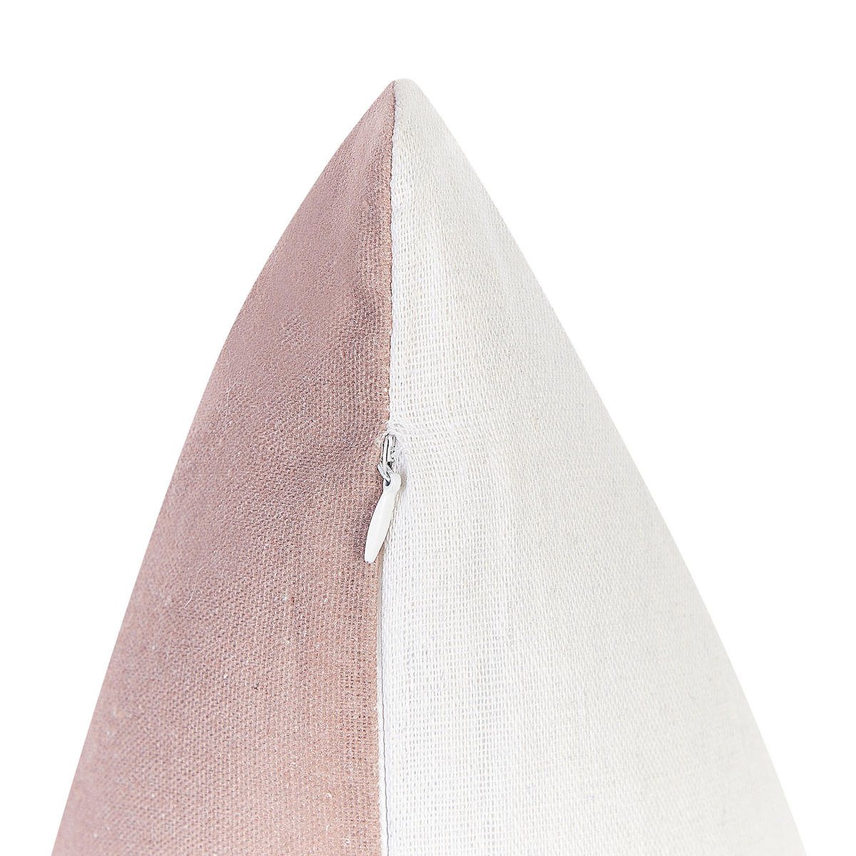 DEKOKISSEN 2er-Set Rosa 45/45 cm Candelabra - Pink, Textil (45/45cm) - Beliani