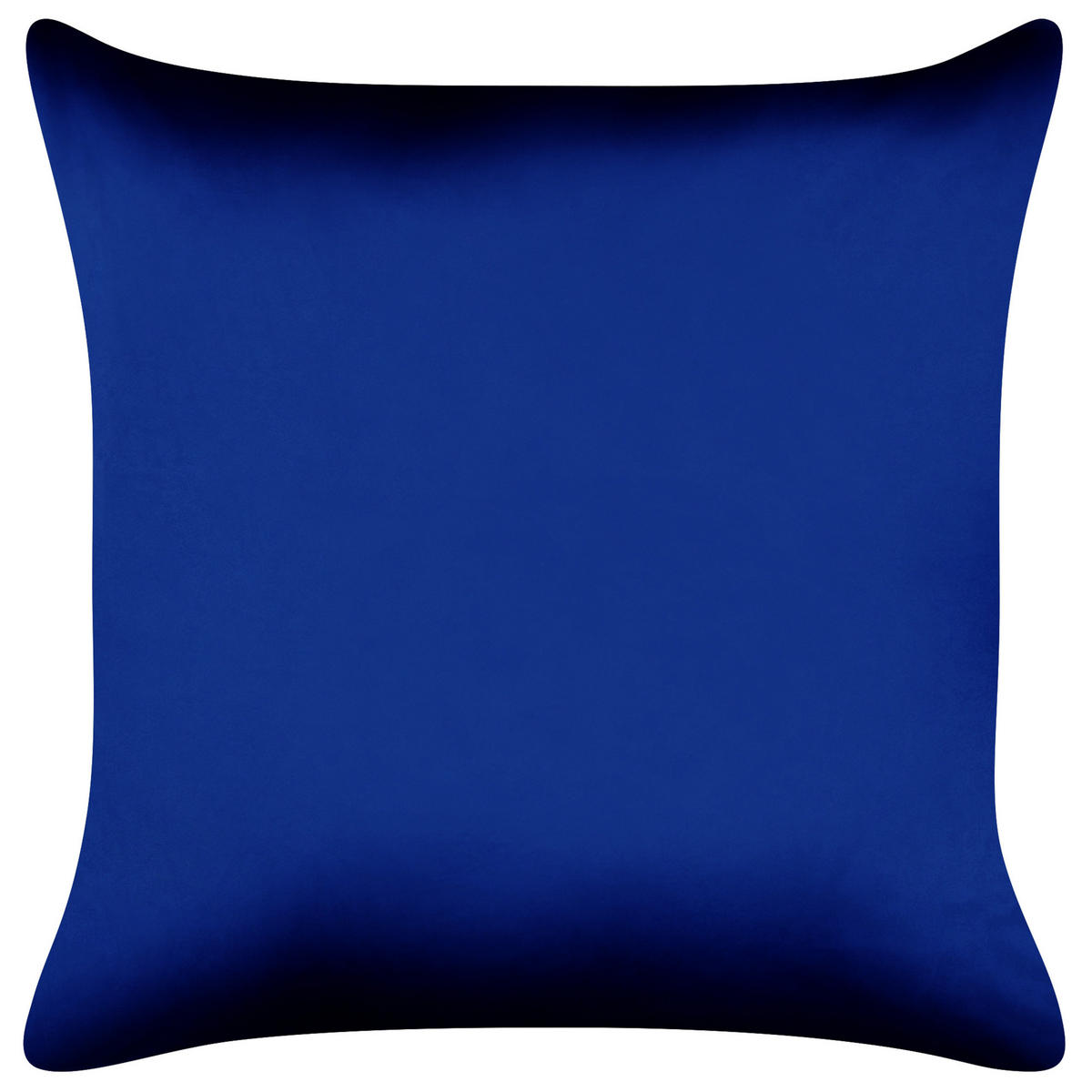 Dekokissen 2er-Set Dunkelblau 45/45 cm Meringue - Goldfarben/Dunkelblau, Textil (45/45cm) - Beliani