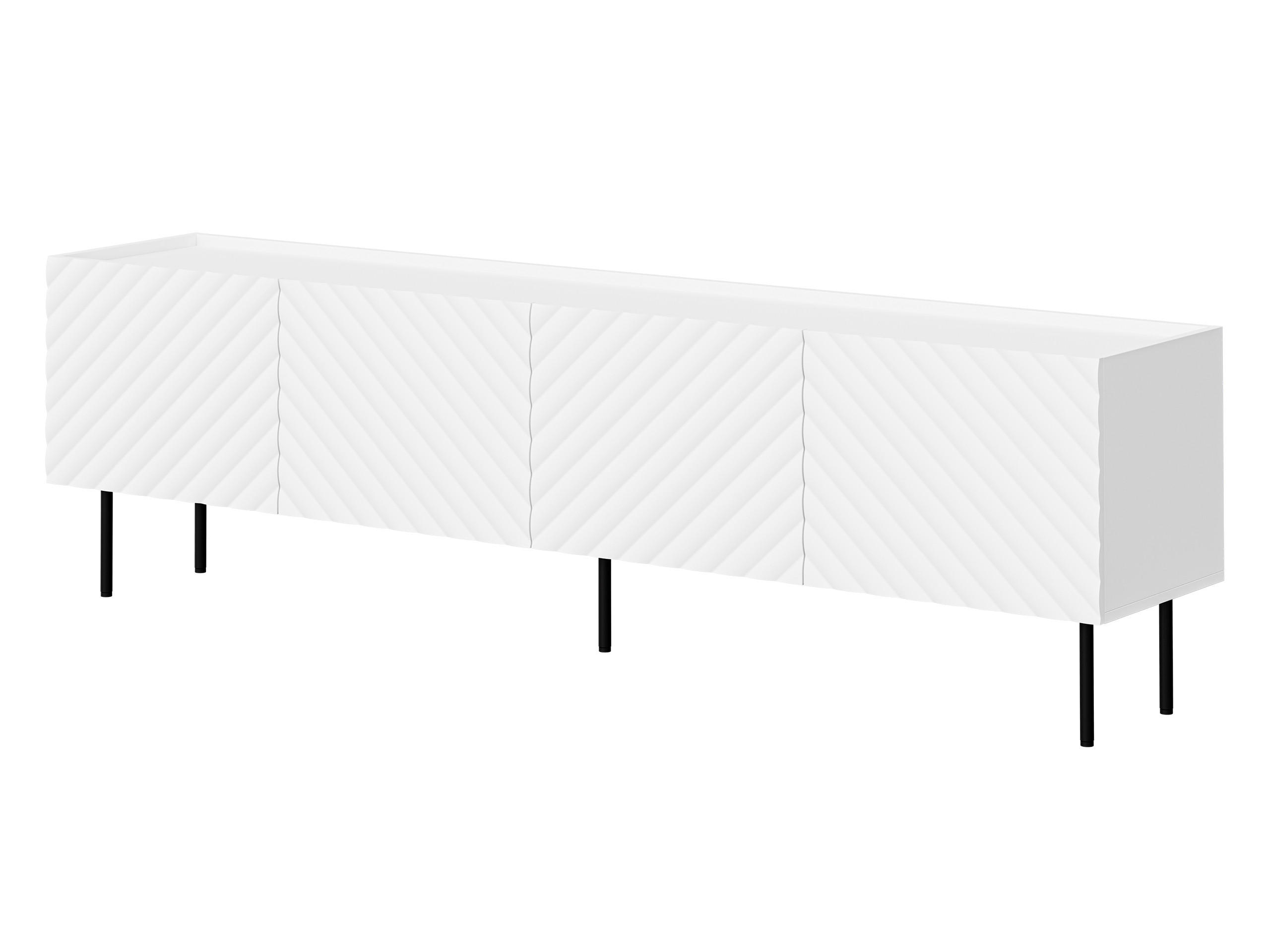 Mirjan24 Tv-Lowboard Weiß 200x59x40 cm
