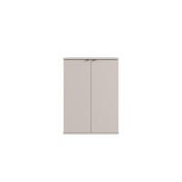 KOMMODE METRIX 60/82,5/35cm mit Schubladen 2 Türen Kaschmir - Kaschmir, Holzwerkstoff (60/82.5/35cm) - MASSENO