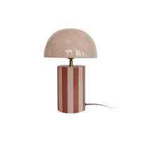 TISCHLAMPE Rayado Rosa 25/25/34 cm - Pink, Metall (25/25/34cm) - Leitmotiv
