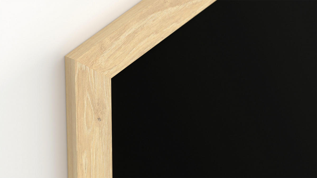 MAGNETISCHE Kreidetafel im Hausform mit Holzrahmen, 90x60cm - Schwarz, Metall (90/60/2cm) - ALLboards