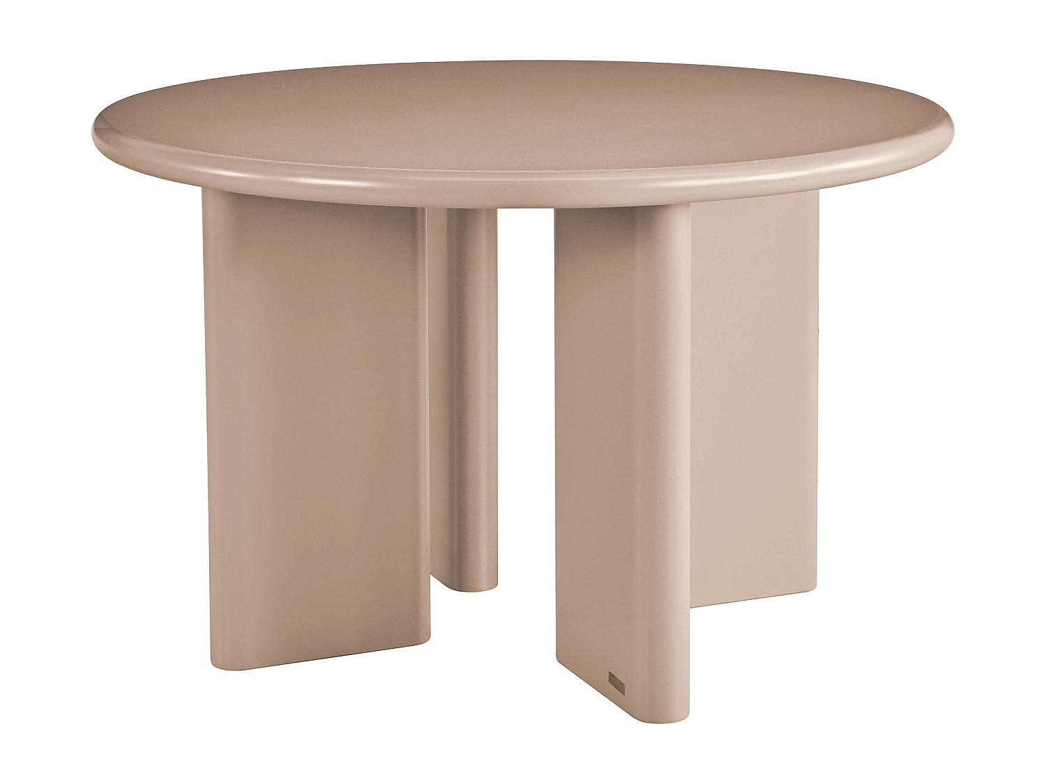 TISCH ohne Ausziehfunktion - 4 -Sitzer - MDF - braun, taupe - LUKAVO - Braun, Holz (120/120/76cm) - Vente-Unique