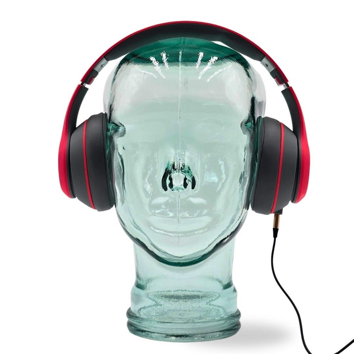 KOPFHÖRERSTÄNDER MICK Glas T01 klar - Transparent, Glas (21/29/21cm) - DESIGN DELIGHTS