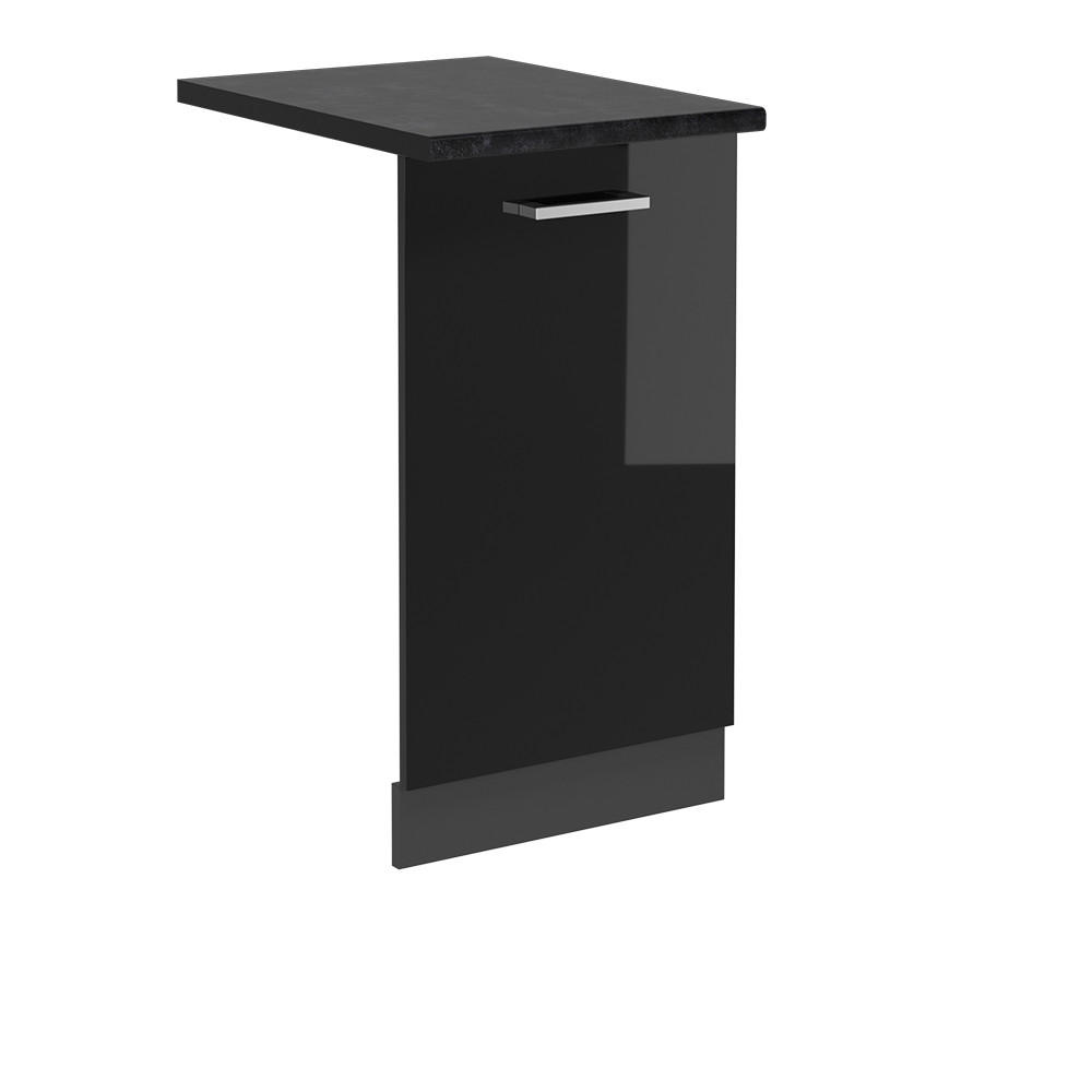 DISKMASKINENS FRONTPANEL R-Line Svart högblank 45 cm , AP Antracit Svart högglans, Antracit 81.8/45/60 cm